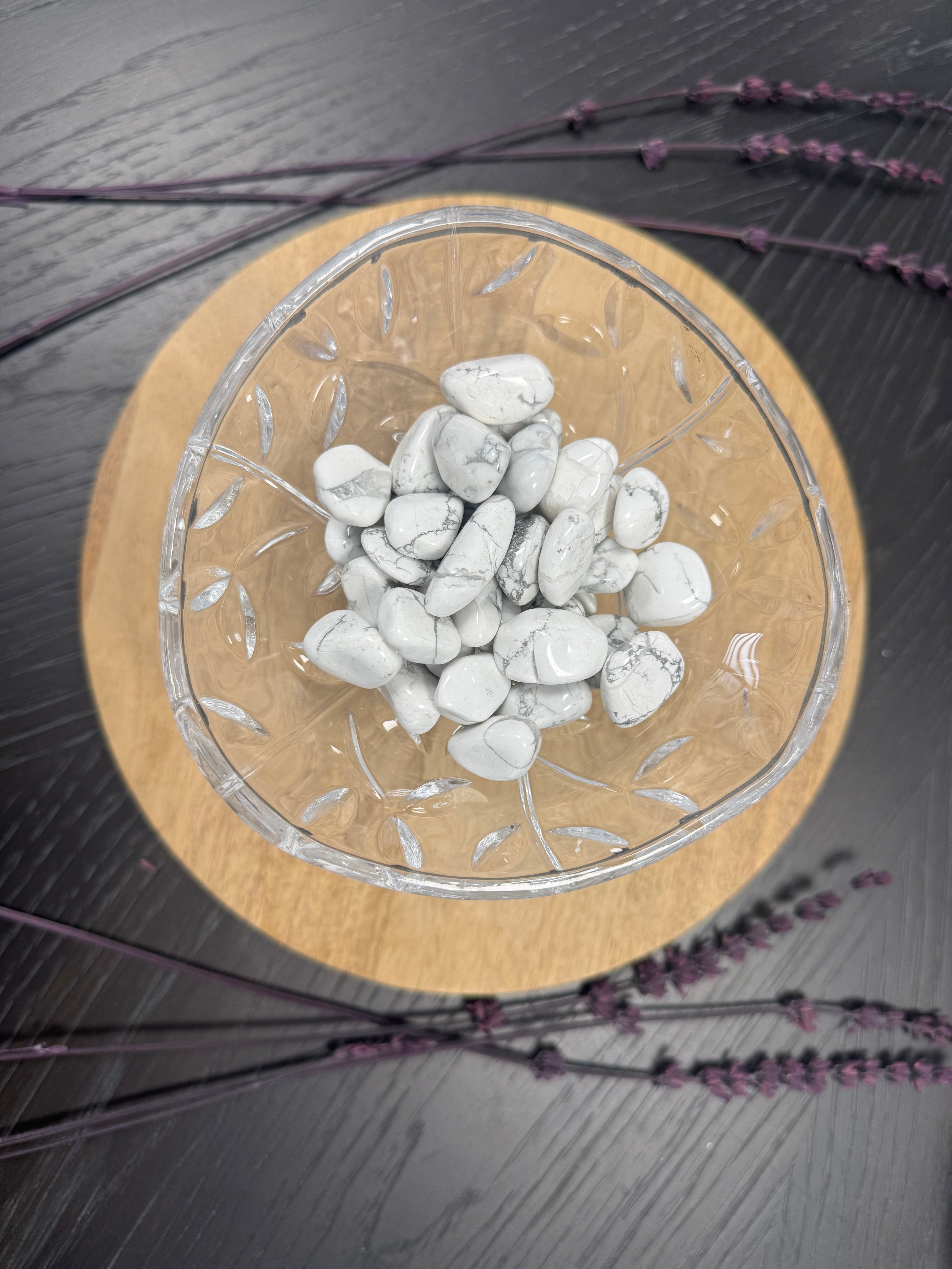 Howlite tumbled